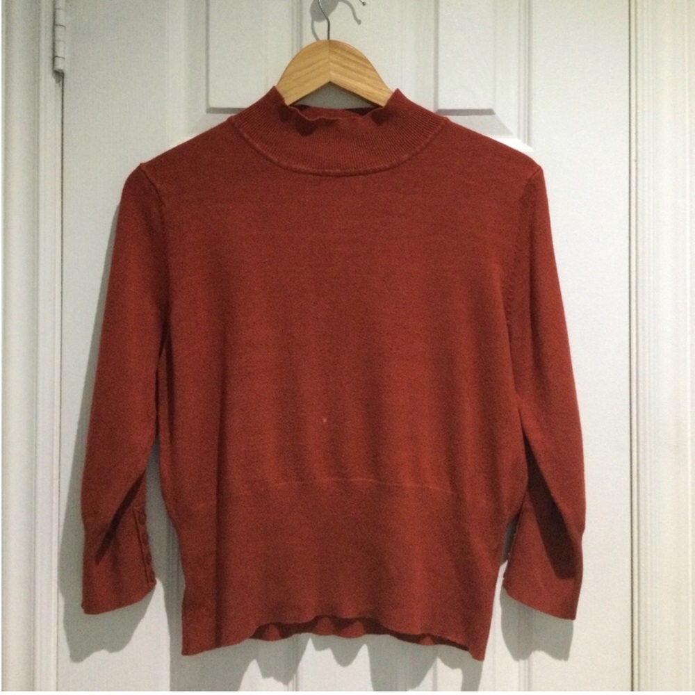 Jessica Women's Terracotta Cowl Neck Sweater